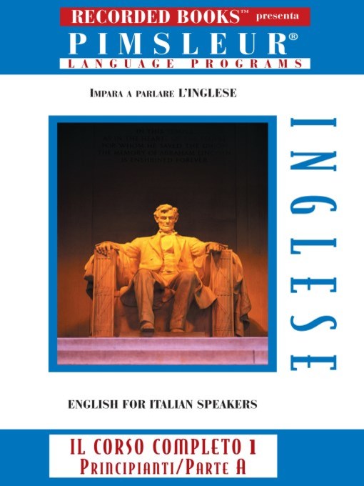 Title details for English for Italian Speakers IA by Pimsleur Language Program - Available